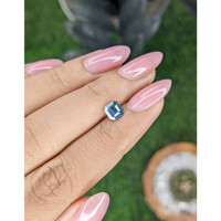 1.02 Ct. Greenish Blue Sapphire from Nigeria Life Style