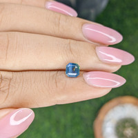 1.02 Ct. Greenish Blue Sapphire from Nigeria Life Style