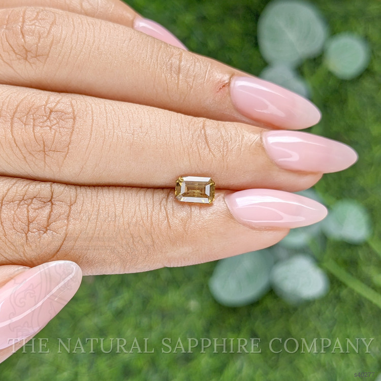 1.09 Ct. Yellowish Brown Sapphire from Ceylon (Sri Lanka)