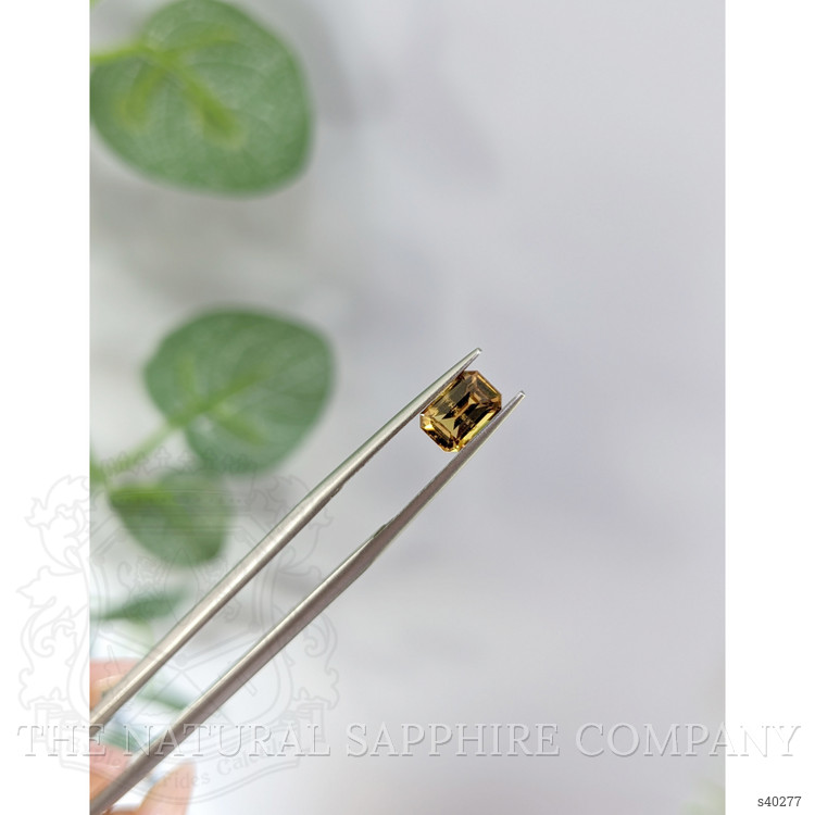 1.09 Ct. Yellowish Brown Sapphire from Ceylon (Sri Lanka)