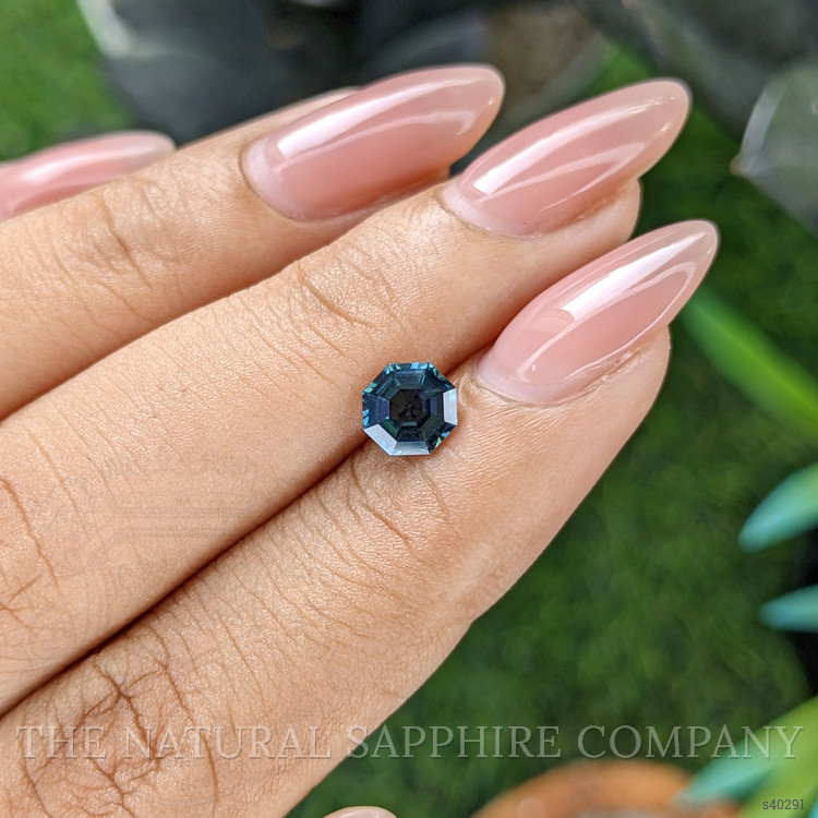 1.00 Ct. Greenish Blue Sapphire from Madagascar