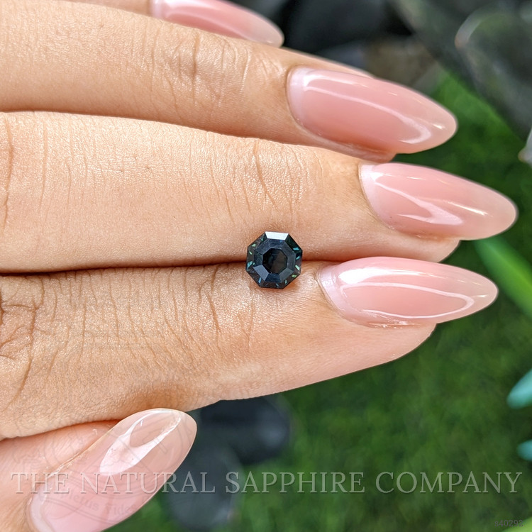 0.98 Ct. Bluish Green Sapphire from Madagascar