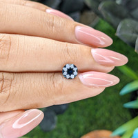 1.08 Ct. Greenish Blue Sapphire from Madagascar Life Style