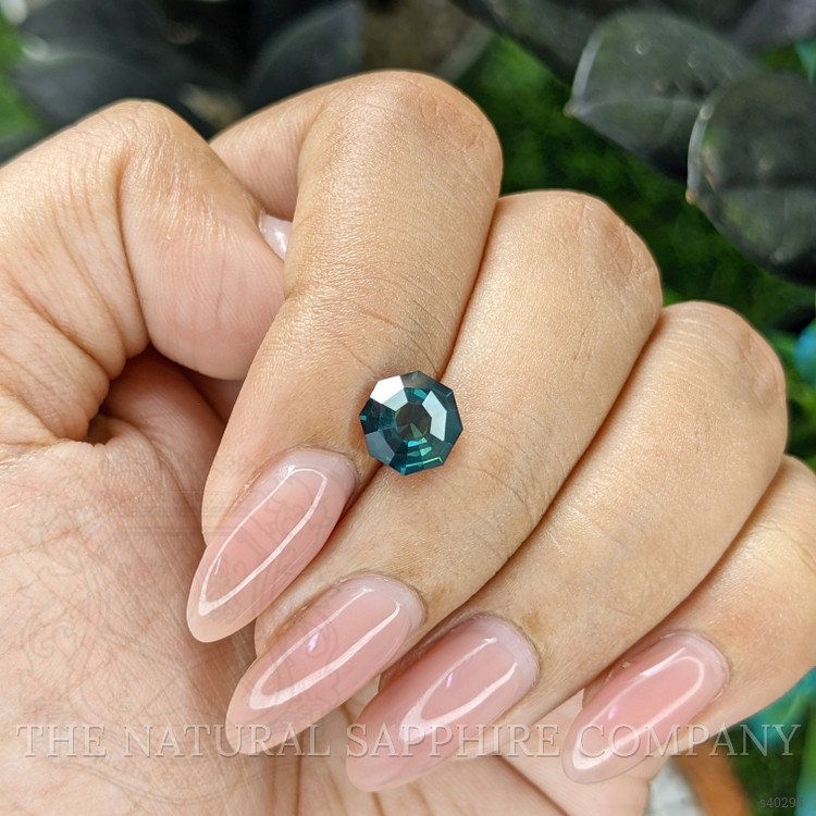 2.08 Ct. Greenish Blue Sapphire from Madagascar