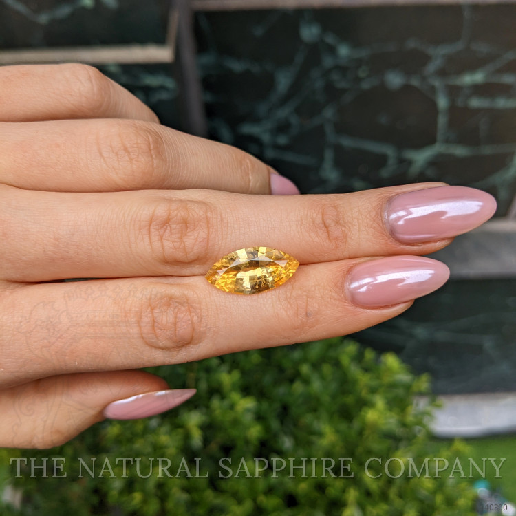 7.18 Ct. Yellow Sapphire from Ceylon (Sri Lanka)
