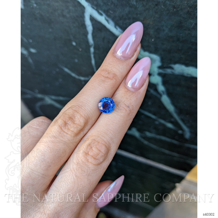 2.90 Ct. Blue Sapphire from Ceylon (Sri Lanka)