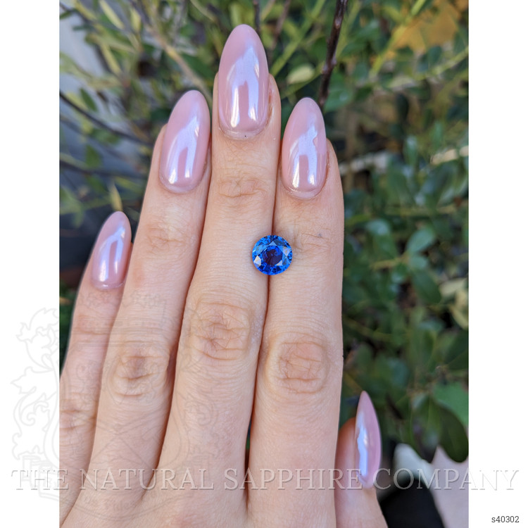 2.90 Ct. Blue Sapphire from Ceylon (Sri Lanka)