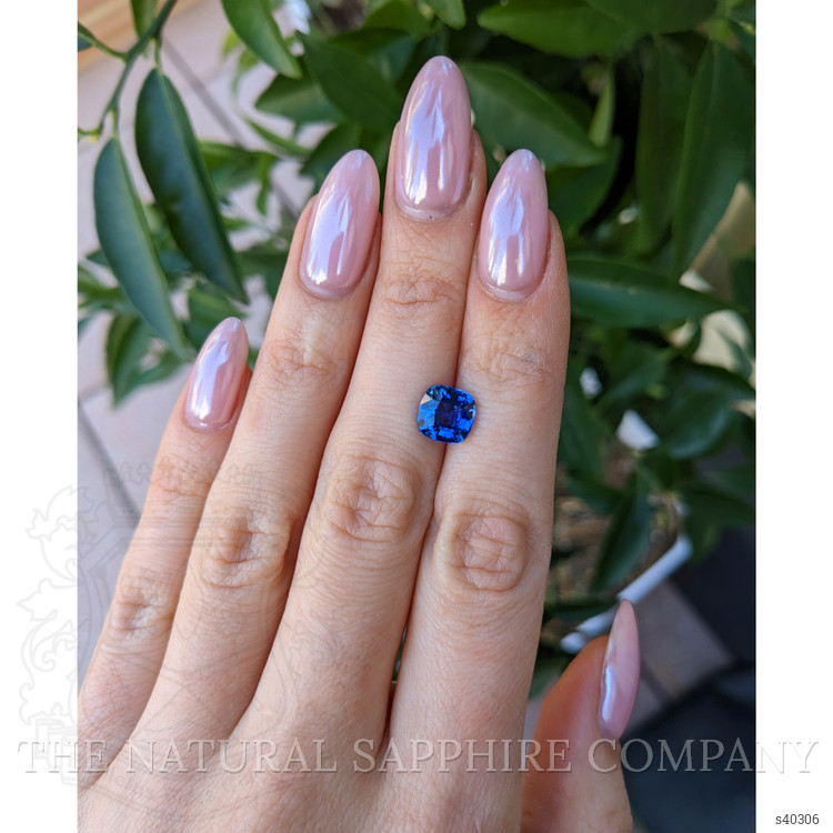 3.16 Ct. Blue Sapphire from Ceylon (Sri Lanka)