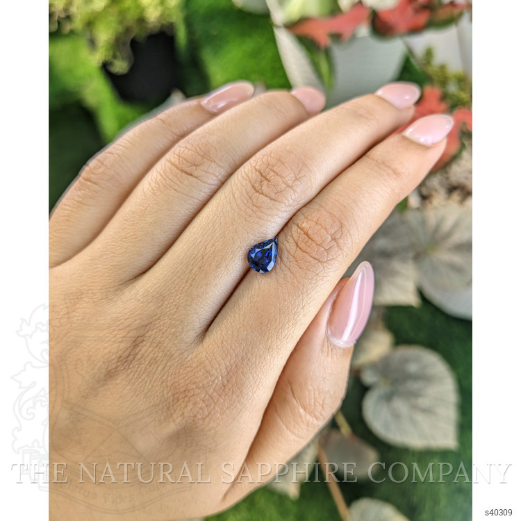 1.24 Ct. Blue Sapphire from Ceylon (Sri Lanka)