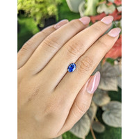 1.18 Ct. Blue Sapphire from Ceylon (Sri Lanka) Life Style