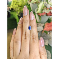 1.18 Ct. Blue Sapphire from Ceylon (Sri Lanka) Life Style