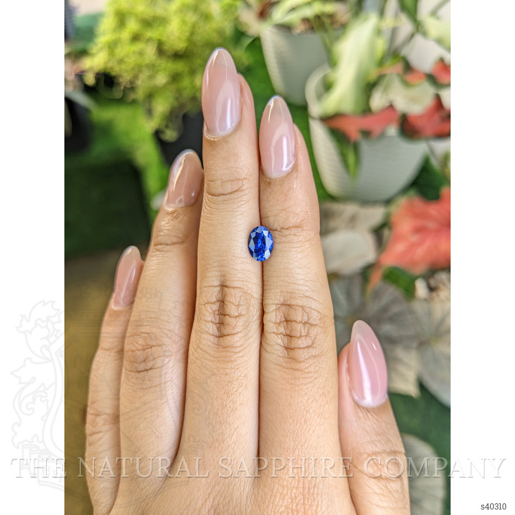 1.18 Ct. Blue Sapphire from Ceylon (Sri Lanka)