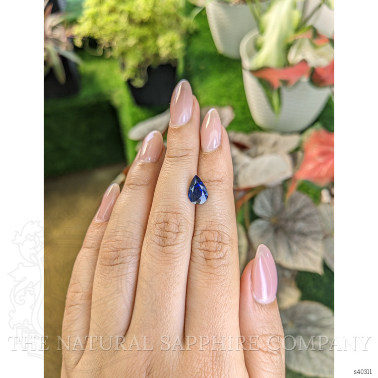 2.67 Ct. Blue Sapphire from Ceylon (Sri Lanka)