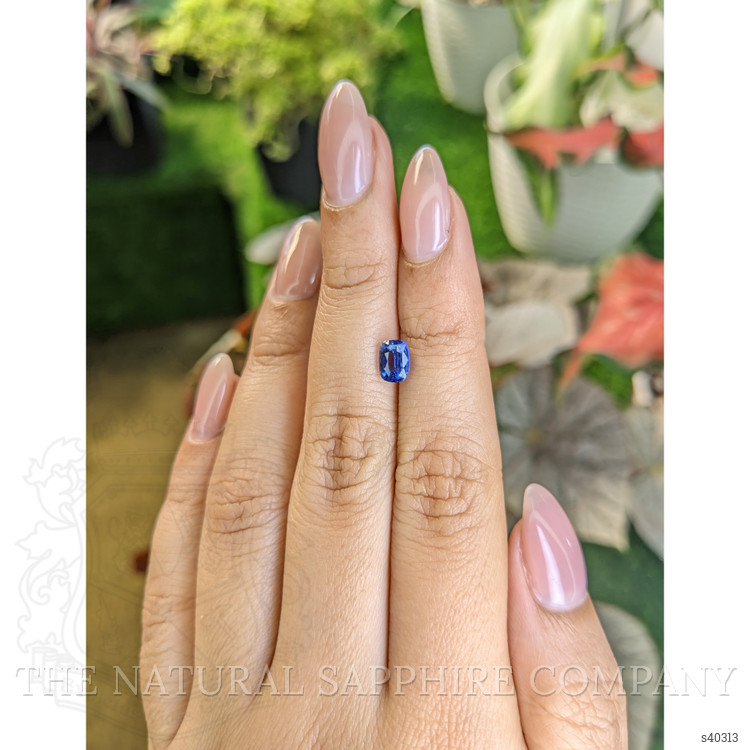 1.28 Ct. Blue Sapphire from Ceylon (Sri Lanka)