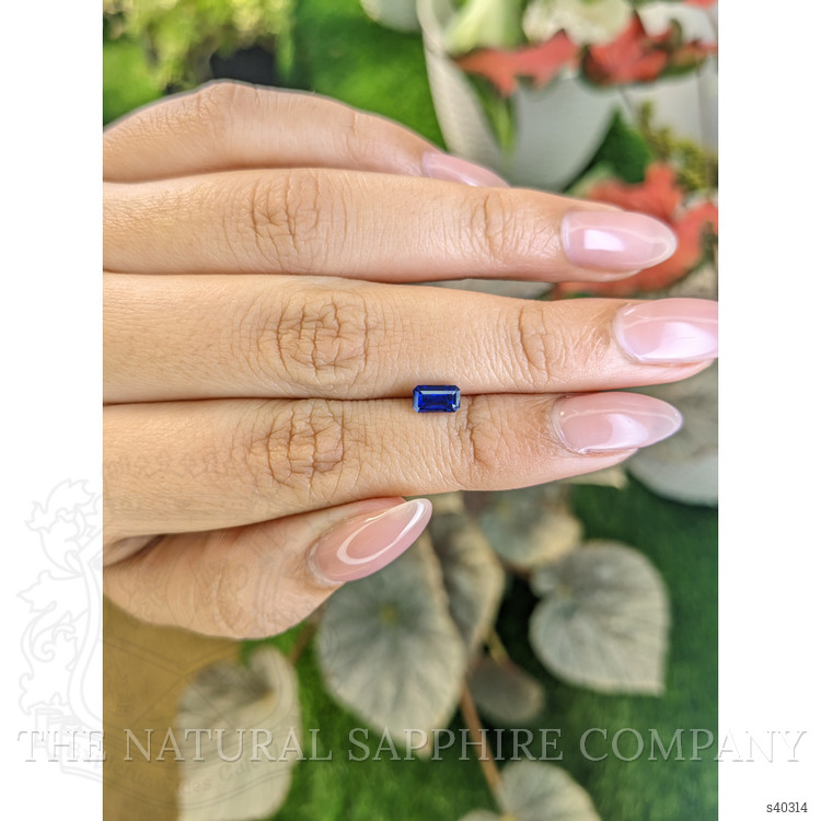 0.94 Ct. Blue Sapphire from Ceylon (Sri Lanka)