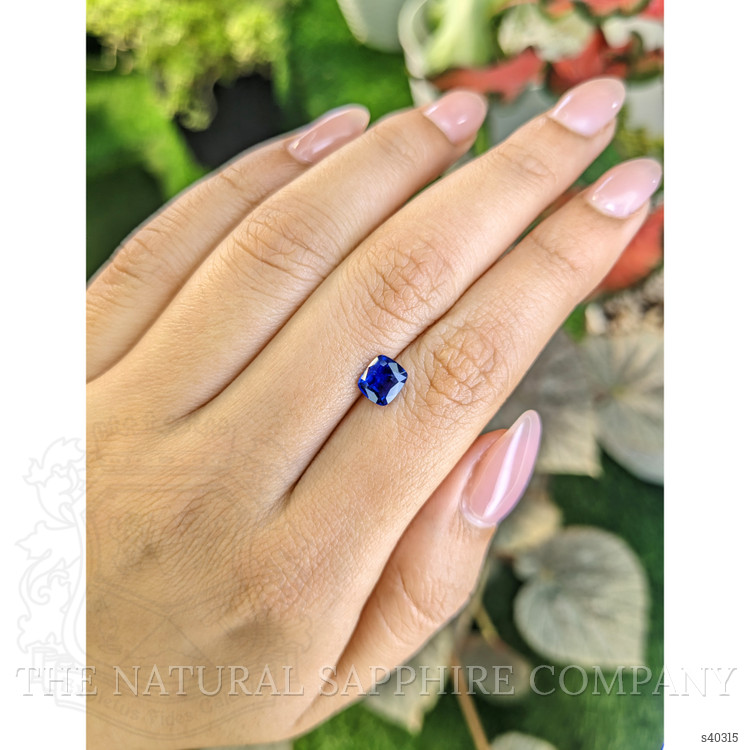 1.20 Ct. Blue Sapphire from Ceylon (Sri Lanka)