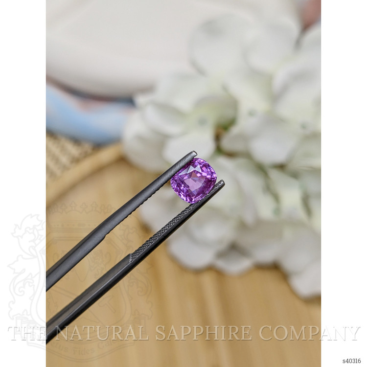 1.88 Ct. Pinkish Purple Sapphire from Ceylon (Sri Lanka)