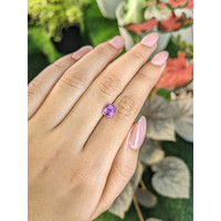 1.88 Ct. Pinkish Purple Sapphire from Ceylon (Sri Lanka) Life Style