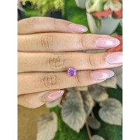 1.88 Ct. Pinkish Purple Sapphire from Ceylon (Sri Lanka) Life Style