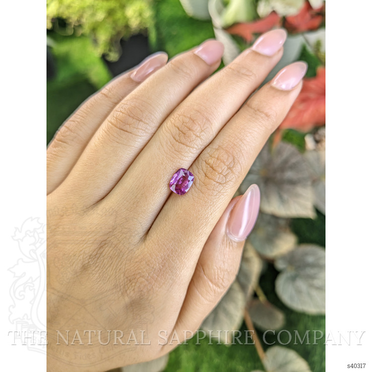 1.70 Ct. Pinkish Purple Sapphire from Ceylon (Sri Lanka)