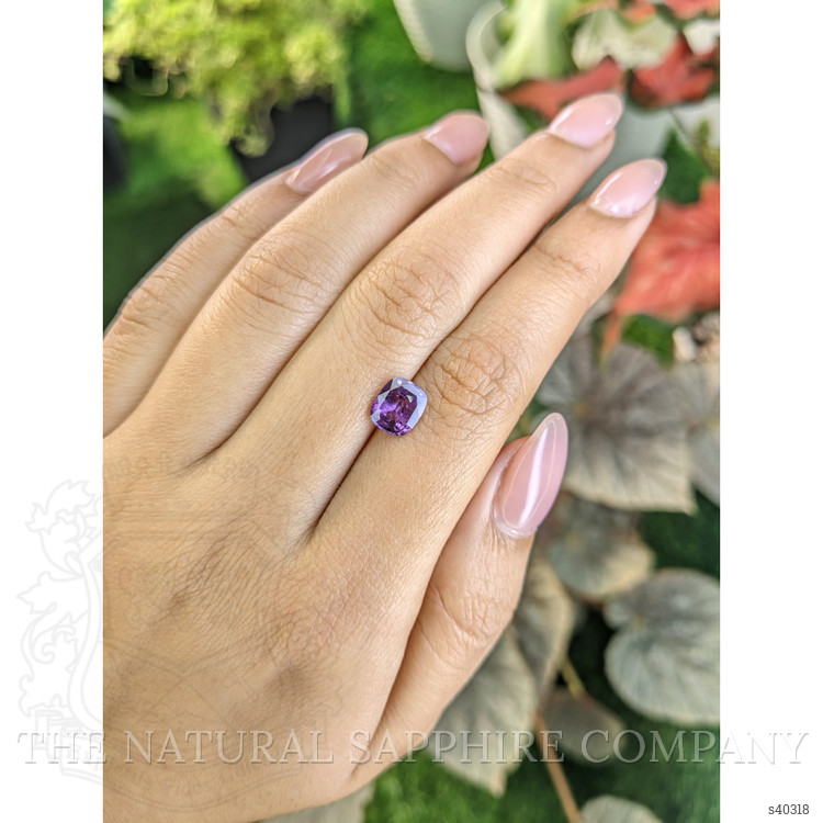 1.77 Ct. Pinkish Purple Sapphire from Ceylon (Sri Lanka)