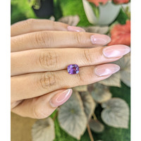 1.77 Ct. Pinkish Purple Sapphire from Ceylon (Sri Lanka) Life Style
