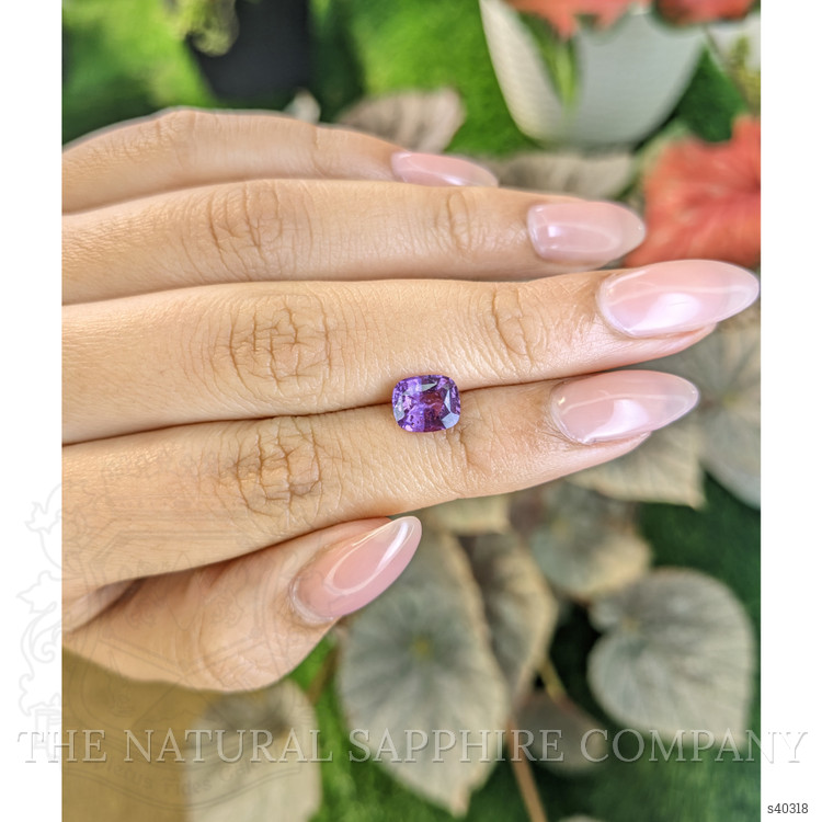 1.77 Ct. Pinkish Purple Sapphire from Ceylon (Sri Lanka)