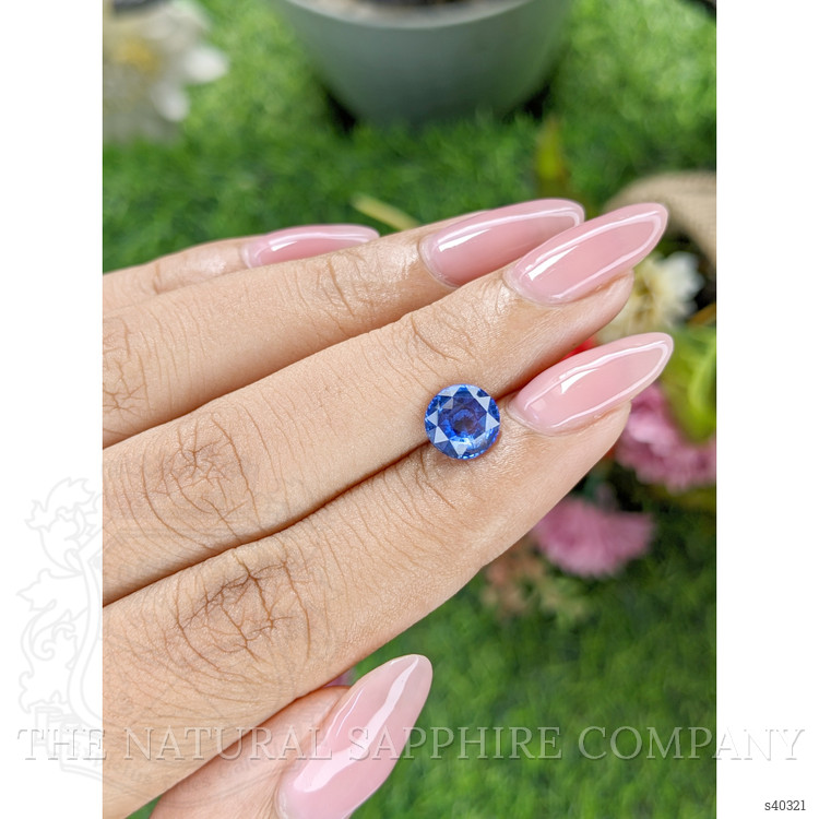 1.82 Ct. Blue Sapphire from Ceylon (Sri Lanka)