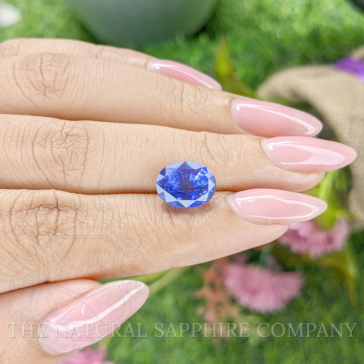 5.12 Ct. Purplish Blue Sapphire from Ceylon (Sri Lanka)