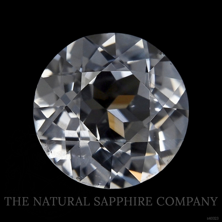 1.32 Ct. White Sapphire from Ceylon (Sri Lanka)