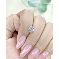 1.32 Ct. White Sapphire from Ceylon (Sri Lanka) Life Style