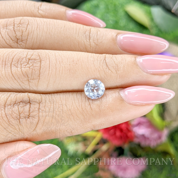 1.32 Ct. White Sapphire from Ceylon (Sri Lanka)