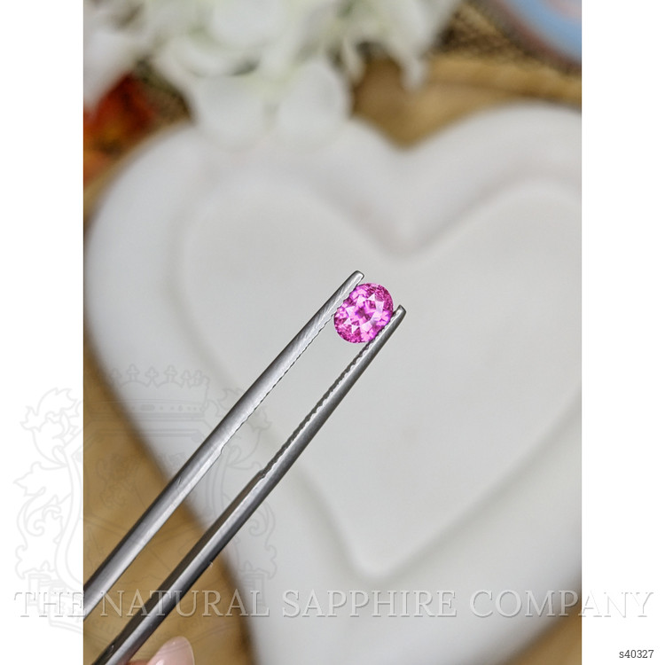 0.99 Ct. Purplish Pink Sapphire from Ceylon (Sri Lanka)