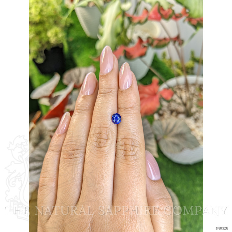 1.15 Ct. Blue Sapphire from Ceylon (Sri Lanka)