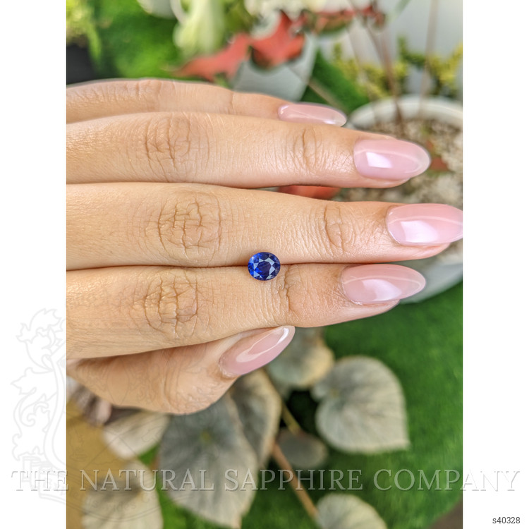1.15 Ct. Blue Sapphire from Ceylon (Sri Lanka)