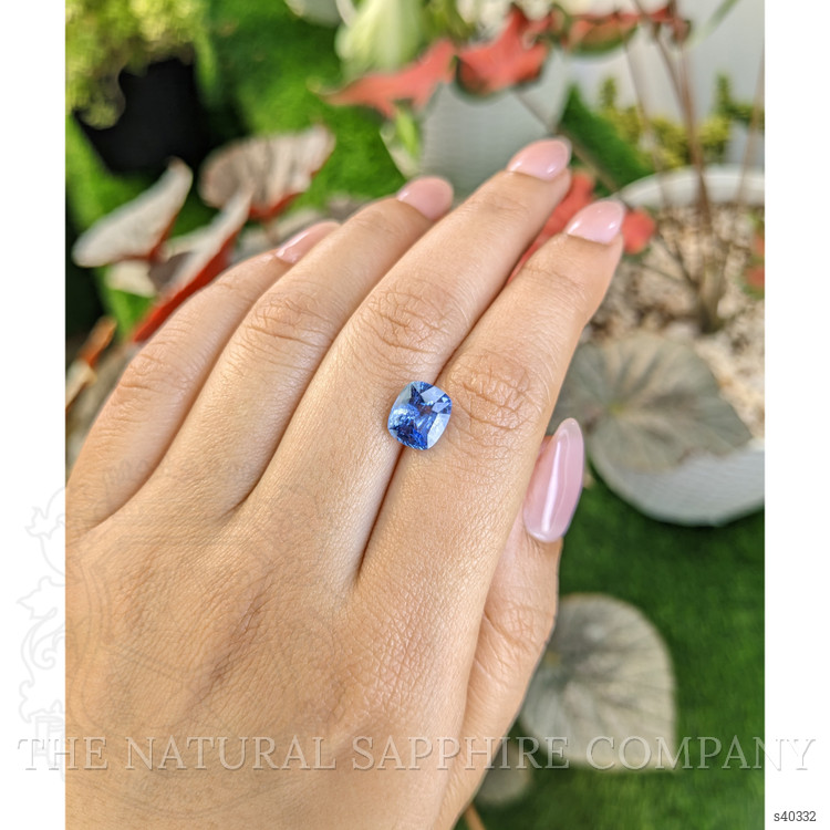 3.04 Ct. Blue Sapphire from Ceylon (Sri Lanka)