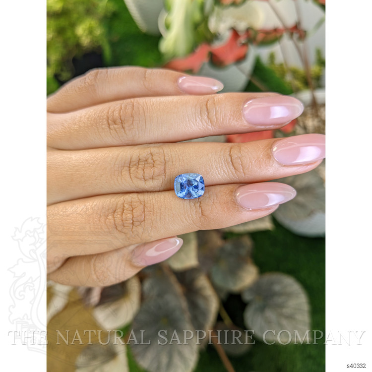 3.04 Ct. Blue Sapphire from Ceylon (Sri Lanka)