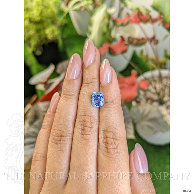 3.04 Ct. Blue Sapphire from Ceylon (Sri Lanka)