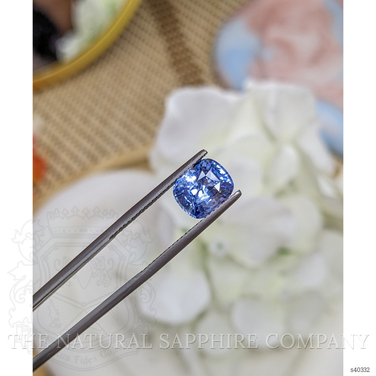 3.04 Ct. Blue Sapphire from Ceylon (Sri Lanka)