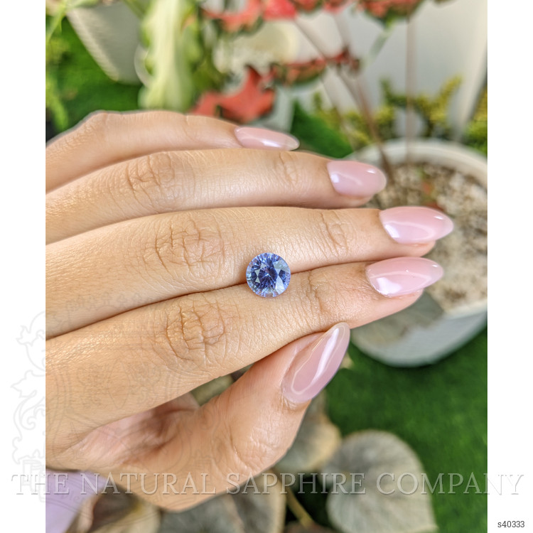 2.96 Ct. Blue Sapphire from Ceylon (Sri Lanka)
