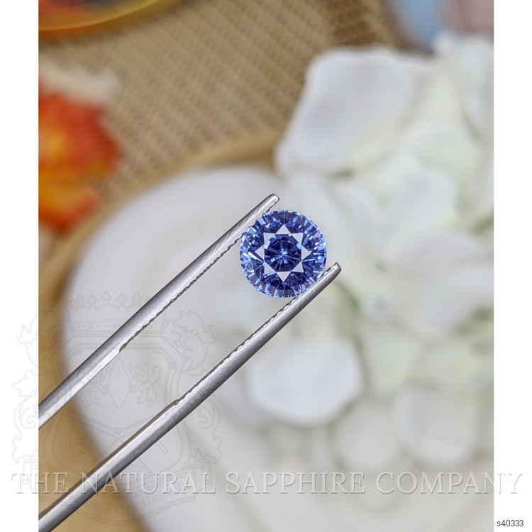 2.96 Ct. Blue Sapphire from Ceylon (Sri Lanka)