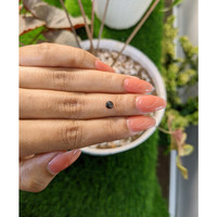 0.48 Ct. Black Star Sapphire from Ceylon (Sri Lanka) Life Style