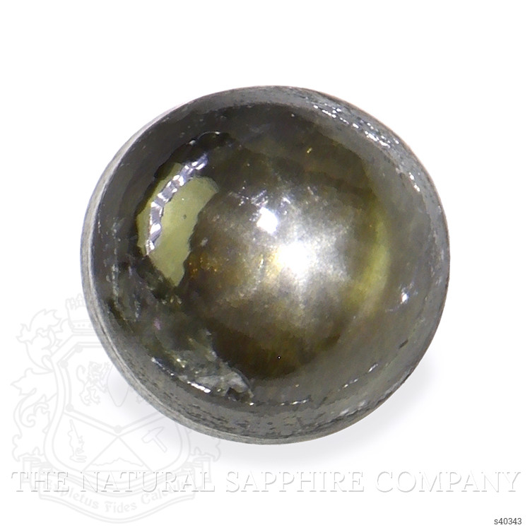 0.74 Ct. Greenish Brown Star Sapphire from Ceylon (Sri Lanka)