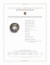 0.78 Ct. Brown Star Sapphire from Ceylon (Sri Lanka) Scan Report