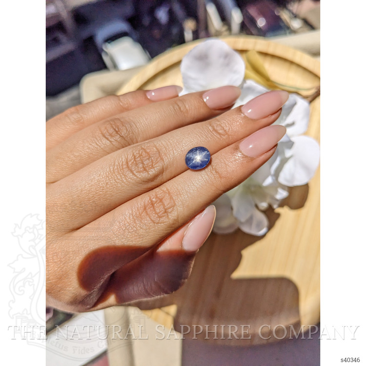 4.05 Ct. Blue Star Sapphire from Ceylon (Sri Lanka)