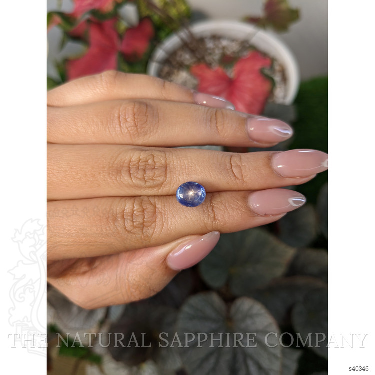 4.05 Ct. Blue Star Sapphire from Ceylon (Sri Lanka)