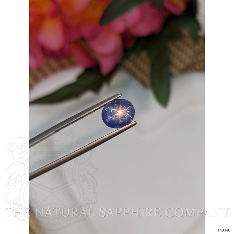 4.05 Ct. Blue Star Sapphire from Ceylon (Sri Lanka)