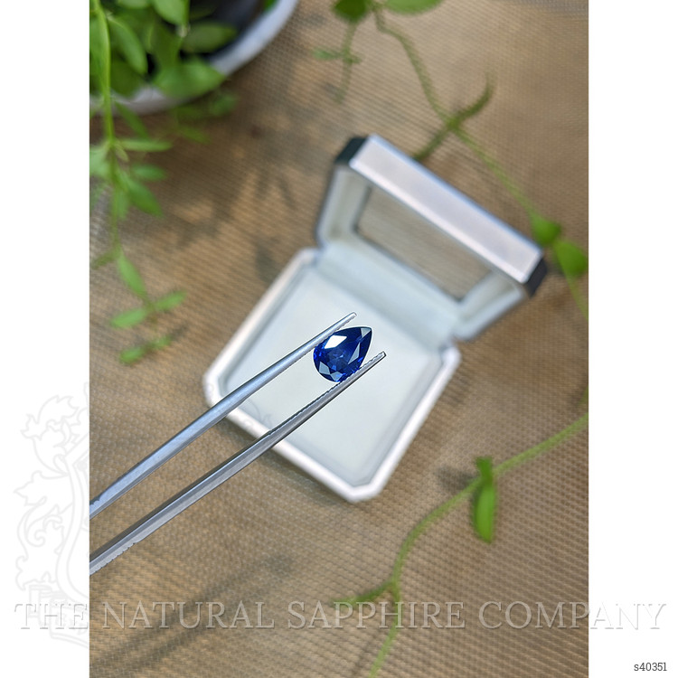 1.87 Ct. Blue Sapphire from Ceylon (Sri Lanka)