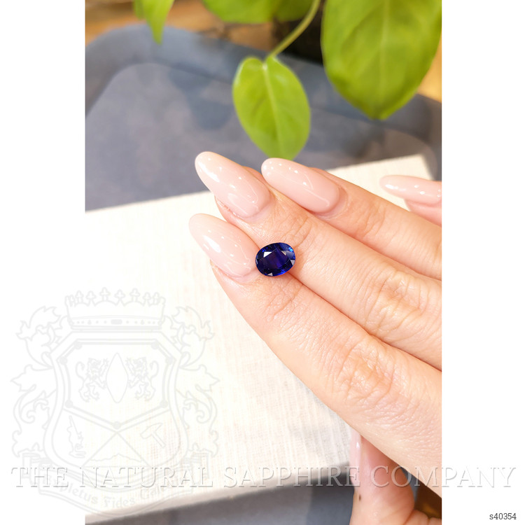 2.21 Ct. Blue Sapphire from Ceylon (Sri Lanka)