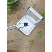 2.41 Ct. Blue Sapphire from Ceylon (Sri Lanka) Life Style